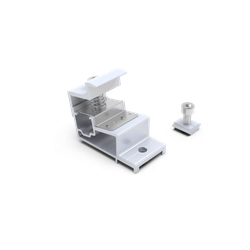 Enerack front leg with 10° clamp, ULT flat roof support structure