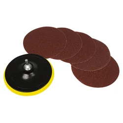 Disc + sandpaper 150mm 5szt 40gr.