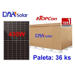 DAH päikeseenergia DHN-54X16(BW)-430 W paneelid