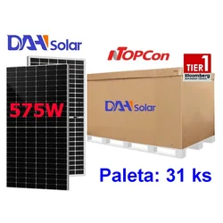 DAH päikeseenergia DHN-72X16/DG, 575 W paneelid, ToPCon