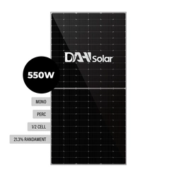 DAH saulės energija DHM72X10B 550W
