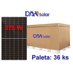DAH Solar DHM-60L9(BW)-375 W panels