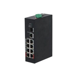 Dahua lüliti PFS3110-8ET-96-V2, PoE tööstuslikud 8 pordid, 1x Gigabit, 1x SFP, 96W