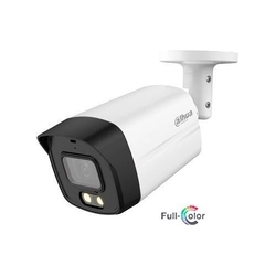 Dahua stebėjimo kamera HAC-HFW1509TLM-A-LED-0360B-S2 Bullet HDCVI spalvota 5MP, CMOS, 3.6mm, 40m, WDR, mikrofonas, IP67