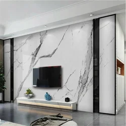 Dalles grand format MARBRE BLANC HAUTE BRILLANCE 120x280 GRESS - GRANDE QUANTITÉ