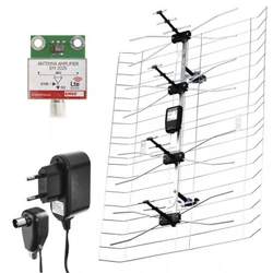 EMOS ASP-25 outdoor antenna 40 dBi LTE / 4G filter
