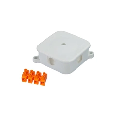 Surface mounted housing for flush mounted switching device Pawbol A.0017ZP White Plastic