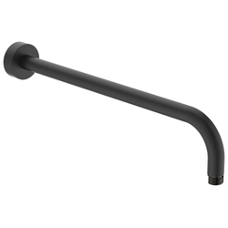 Stationary shower head holder Ideal Standard IdealRain, made of wall 400 mm, Silk Black matte black