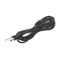 DC plug 2,5/5,5/11 with cable 1,8m straight