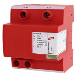 DC surge arrester DEHNcombo YPV for PV systems up to 1200V 4P type I+II