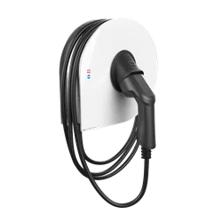 Wall-mounted charging station - wallbox 22kW e:car WALL Premium K White