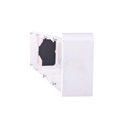 Surface mounted housing for flush mounted switching device Legrand 080284 White Plastic