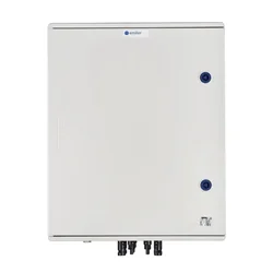 DCAC разпределителна уредба, IP66, SPD DC Dehn 1000V тип 2, 4 x PV низ, 4 x MPPT, SPD AC Dehn тип 2, 100A 3-F, FR 100A, фазов сигнал + гнездо