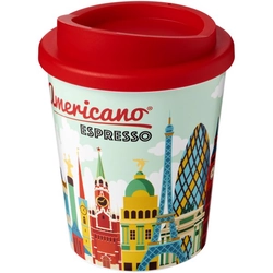 Thermo mug Brite-Americano® espresso 250 ml - Red with icing effect