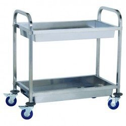 2-shelf waiter's trolley (twisted) - deep INVEST HORECA WT-A00902 WT-A00902