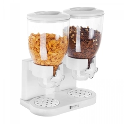 Cereal dispenser - 2 x 3.5 liters ROYAL CATERING 10010706 RCCS-7L / 2