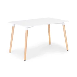 Modern table for dining room living room kitchen 120x60 cm