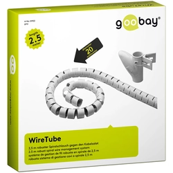 WireTube Goobay cable cover 2.5m Silver