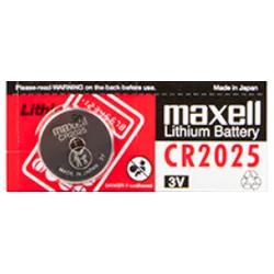 Lithium battery 3V CR2025 Maxell 1 piece