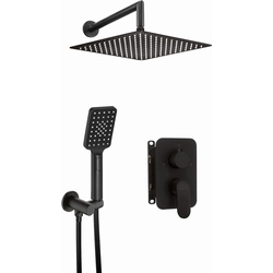 Deante Alpina nero concealed shower set + Box