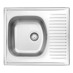 Deante Techno 1-komorowy sink with short drainer - decor