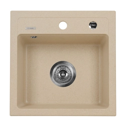 Deante Zorba 1-bowl sink without drainer - sand - ADDITIONALLY 5% DISCOUNT FOR CODE DEANTE5