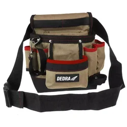 DEDRA TOOL BELT N0032 ONE-PIECE 20X10X30CM, 8 POCKETS