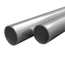 Stainless steel pipes, 2 pcs, round, V2A, 2 m, Ø42x1.8mm