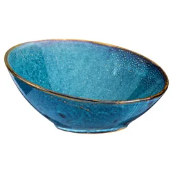 DEEP BLUE Bol de bufet oblic śr.25 cm