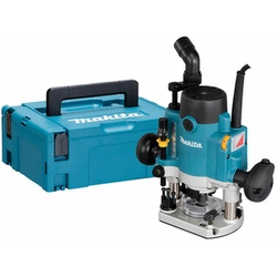 Défonceuse électrique Makita RP1111CJ Profondeur de fraisage : 57 mm | Serrage de l'outil : 8 mm | 1100 W | dans MakPac