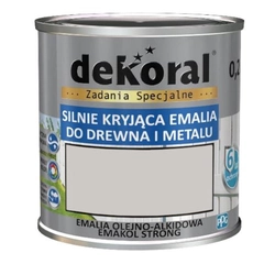 Dekoral Emakol Močna barva za les in kovino, mat pepel 0,9l