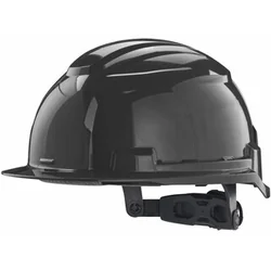 Delovna zaščitna čelada Milwaukee BOLT100 črna, neprezračevalna