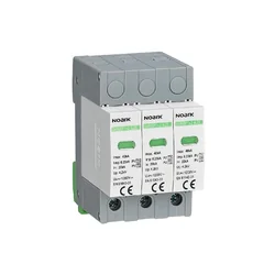 Descargador de sobretensiones CC Noark Ex9UEP T1/T2 1000V CC