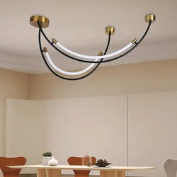 Designer Ceiling Lights - IP20 - Black+Brass Body - 20 Watts - 2500 Lumens - 4000K