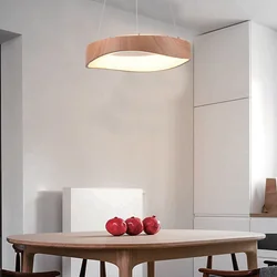 Designer mennyezeti lámpák – Designer függőlámpák – IP20 – Fa+fehér – 18 Watt – 2100 Lumen – 3000K