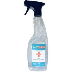 Desinfetante para mãos e superfícies - Antivírus 750ml