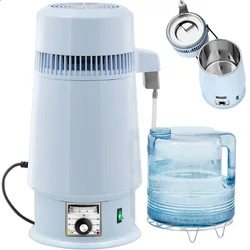 Destilador de agua destiladora con control de temperatura + jarra de plástico 4 l