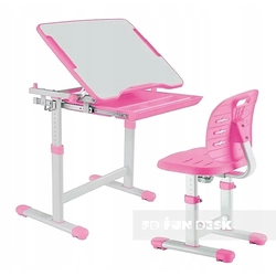 Dětský psací stůl a židle PICCOLINO III PINK
