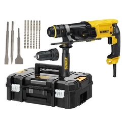 DeWalt D25134KP-QS електроперфоратор 230 V | 800 W | 2,8 J | В бетоні 26 мм | 3 кг | ЦСТАК у валізі