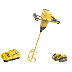 DeWalt DCD240X2-QW sladdlös stavmixer 54 V | Kolborstlös | 2 x 9 Ah batteri + laddare | I en kartong