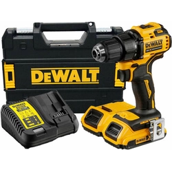 DeWalt DCD708L2T-QW cordless drill driver with chuck 18 V | 26 Nm/65 Nm | Carbon Brushless | 2 x 3 Ah battery + charger | TSTAK in a suitcase