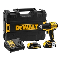 DeWalt DCD708S2T-QW sladdlös borrskruvdragare med chuck 18 V | 26 Nm/65 Nm | Kolborstlös | 2 x 1,5 Ah batteri + laddare | TSTAK i en resväska