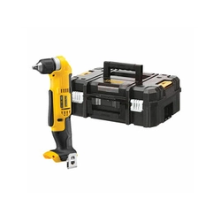 DeWalt DCD740NT-XJ акумулаторна ъглова бормашина 18 V | 33 Nm | 1,0 - 10 mm | Карбонова четка | Без батерия и зарядно | ЦСТАК в куфар