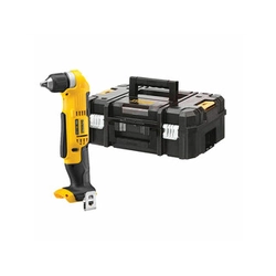DeWalt DCD740NT-XJ cordless angle drill 18 V | 33 Nm | 1,0 - 10 mm | Carbon brush | Without battery and charger | TSTAK in a suitcase