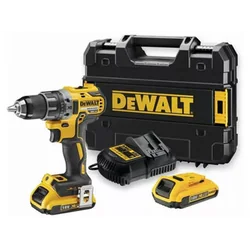 DeWalt DCD791D2-QW cordless drill driver with chuck 18 V|27 Nm/70 Nm | Carbon Brushless |2 x 2 Ah battery + charger | TSTAK in a suitcase