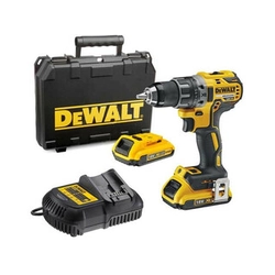 DeWalt DCD791D2-QW cordless drill driver with chuck 18 V|27 Nm/70 Nm | Carbon Brushless |2 x 2 Ah battery + charger | TSTAK in a suitcase