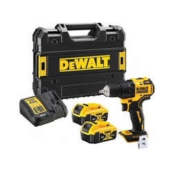 DeWalt DCD800P2T-QW Akku-Bohrschrauber mit Bohrfutter 18 V|90 Nm | Carbon bürstenlos |2 X 5 Ah Akku + Ladegerät | TSTAK im Koffer