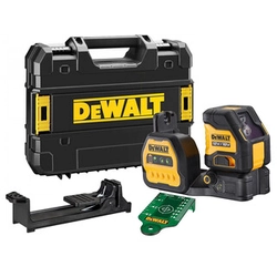 DeWalt DCE088NG18-XJ Лазер със зелена линия Ефективен лъч с прихващач на сигнала: 0 - 50 m | Без батерия и зарядно | ЦСТАК в куфар