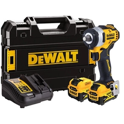 DeWalt DCF901P2-QW cordless impact driver 12 V | 340 Nm | 1/2 inches | Carbon Brushless | 2 x 5 Ah battery + charger | TSTAK in a suitcase