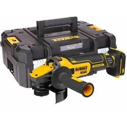 DeWalt DCG409NT-XJ akumulátorová úhlová bruska 18 V | 125 mm | 9000 RPM | Carbon Brushless | Bez baterie a nabíječky | TSTAK v kufru